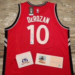 Demar DeRozan - NBA Toronto Raptors - Autographed Nike Swingman Jersey NWT